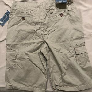 NWT U.S. Polo Assn. Bermuda Short Boy Khaki Size 14